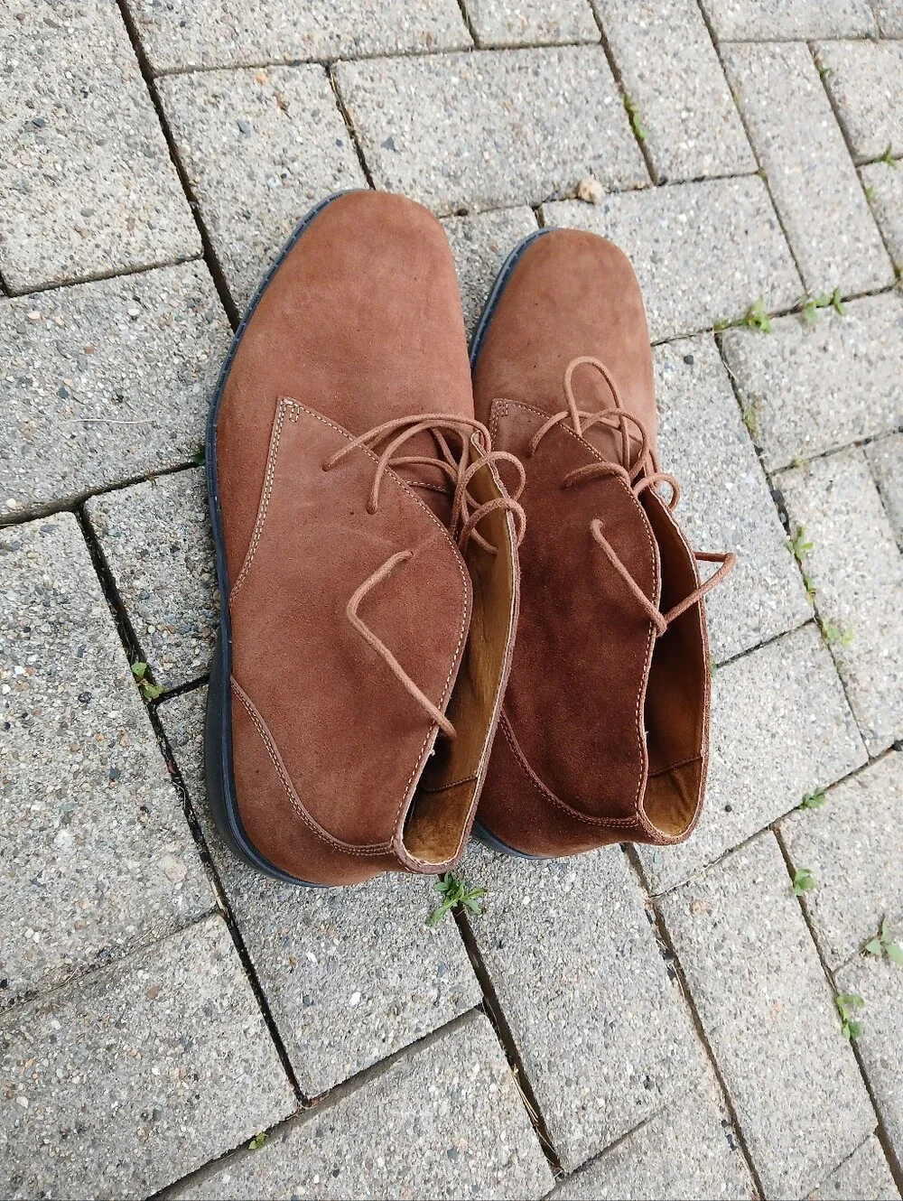 Dr.Comfort Men’s Brown Leather Upper  Lace-Up Casual Boot Size 13W.